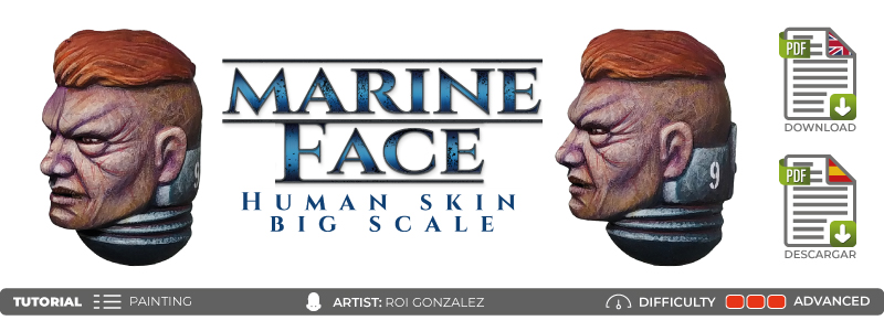 Space Marine Head Painting - Advanced Tutorial